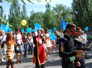 Карнавал на день города Волгограда